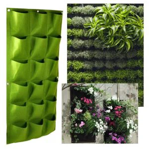 18Pocket Hydroponic Vertical Hanging Garden Grow ถุง